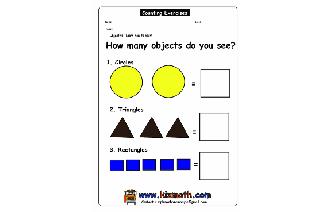 Teaching Materials for ESL, Math & Education - Math for Pre-K to